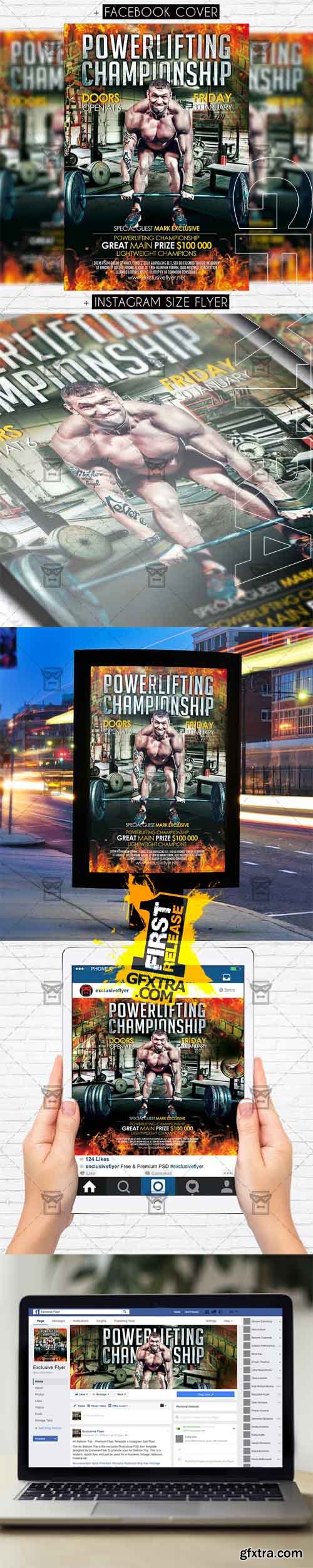 Powerlifting - Premium Flyer Template