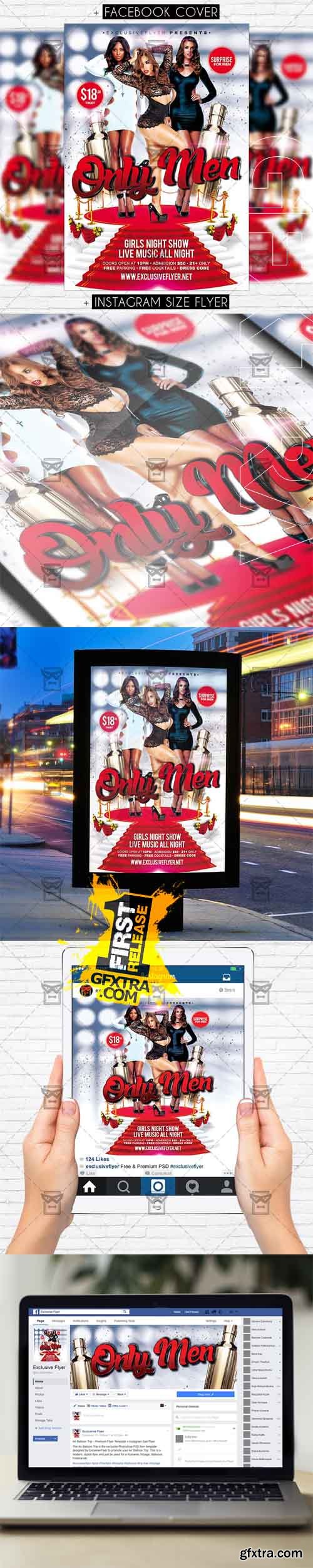 Only Men - Premium Flyer Template