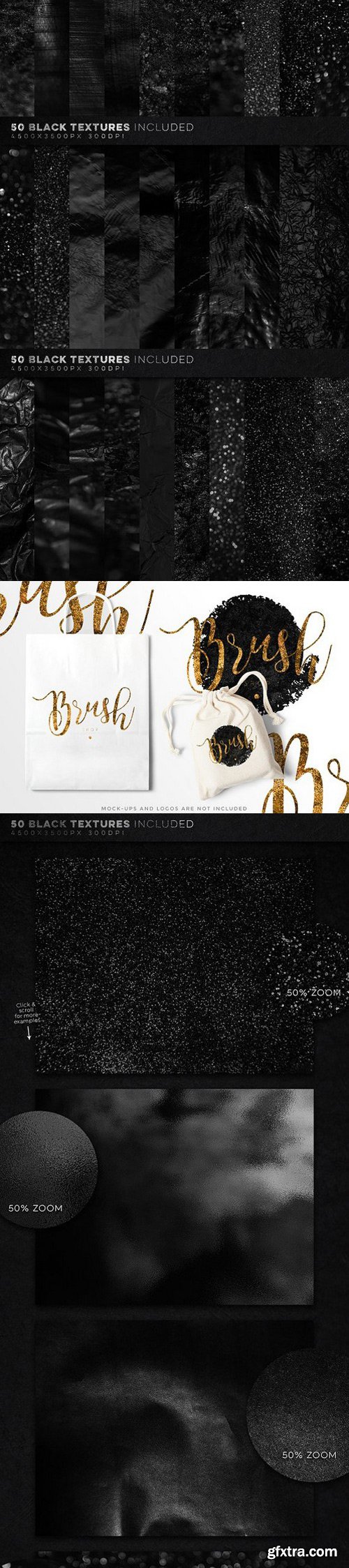 CM - 350 Gold & Metallic Textures Bundle 1227910