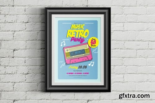 GraphicRiver - Music Retro Party 17449307