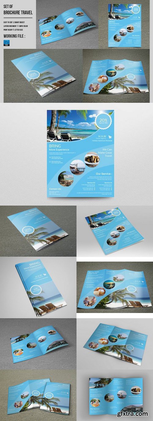 CM - Travel Brochure Flyer Set-V487 666376