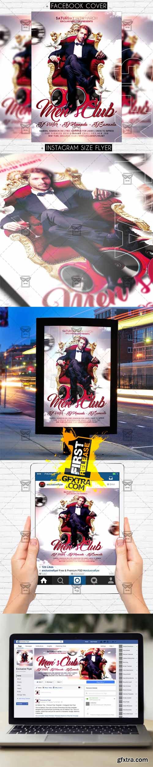 Mens Club Vol 2 - Premium Flyer Template