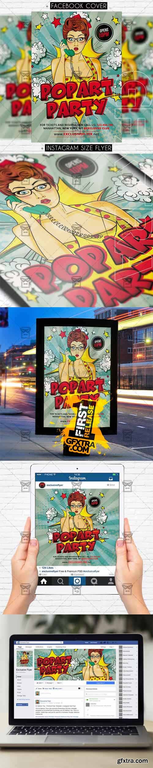 Pop Art Party - Premium Flyer Template