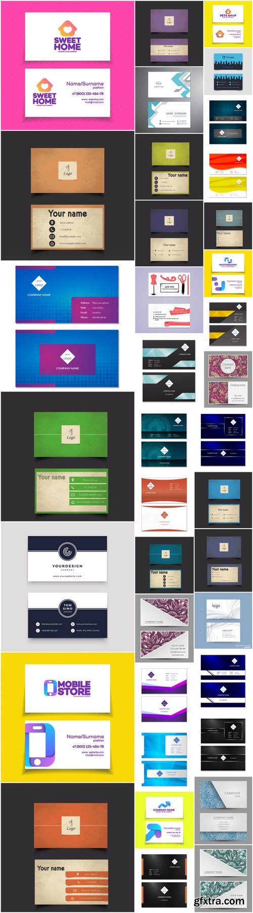 Business Card Design #148 - 38 Vector