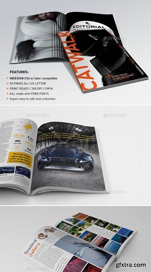 GraphicRiver - Catwalk Magazine Indesign Template 3401245