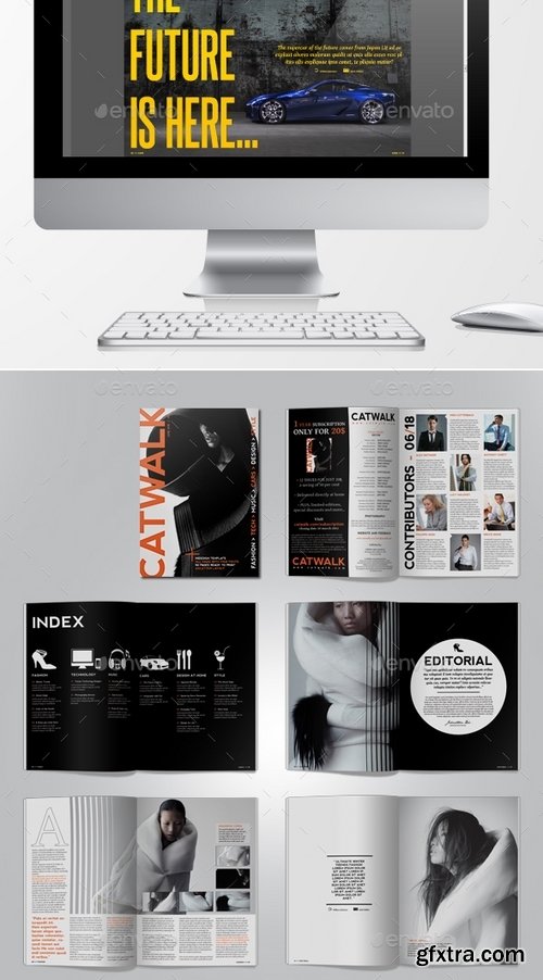 GraphicRiver - Catwalk Magazine Indesign Template 3401245