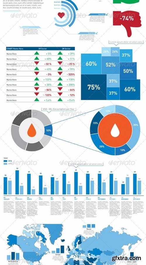 GraphicRiver - Infographic Elements Template Pack 05 3713333