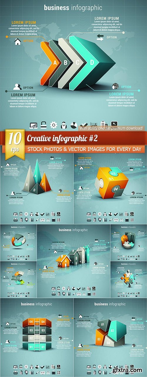 Creative infographic #2, 10 x EPS