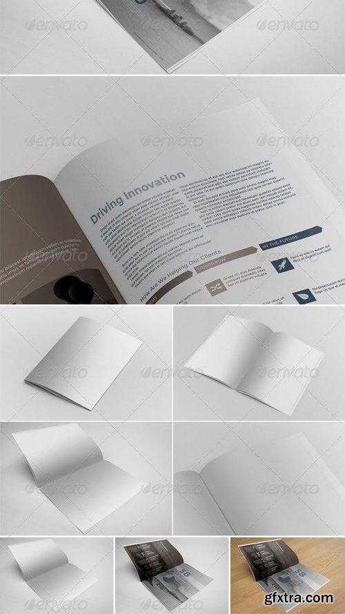 GraphicRiver - Brochure Mockups 6530322