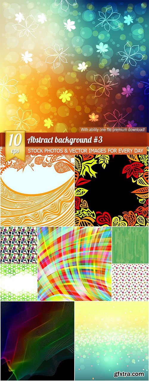 Abstract background #3, 10 x EPS