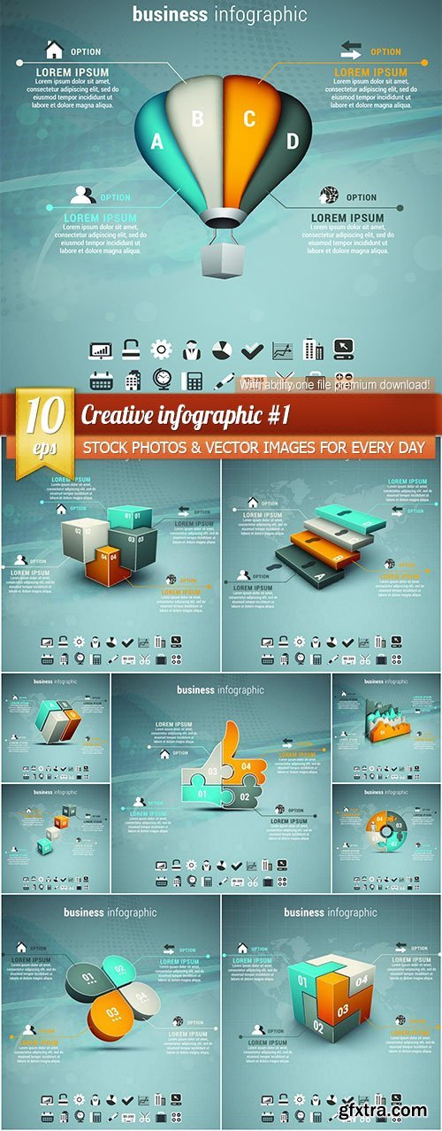 Creative infographic #1, 10 x EPS