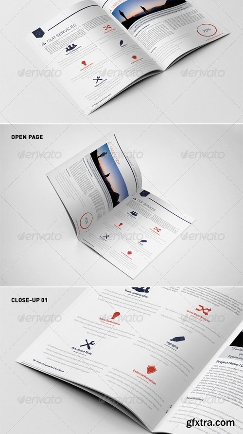 GraphicRiver - Photorealistic US Letter Brochure Mock-Ups 4803638