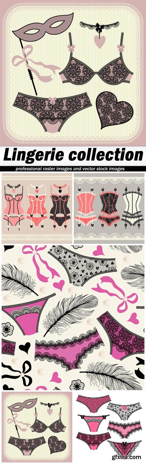 Lingerie collection - 5 EPS