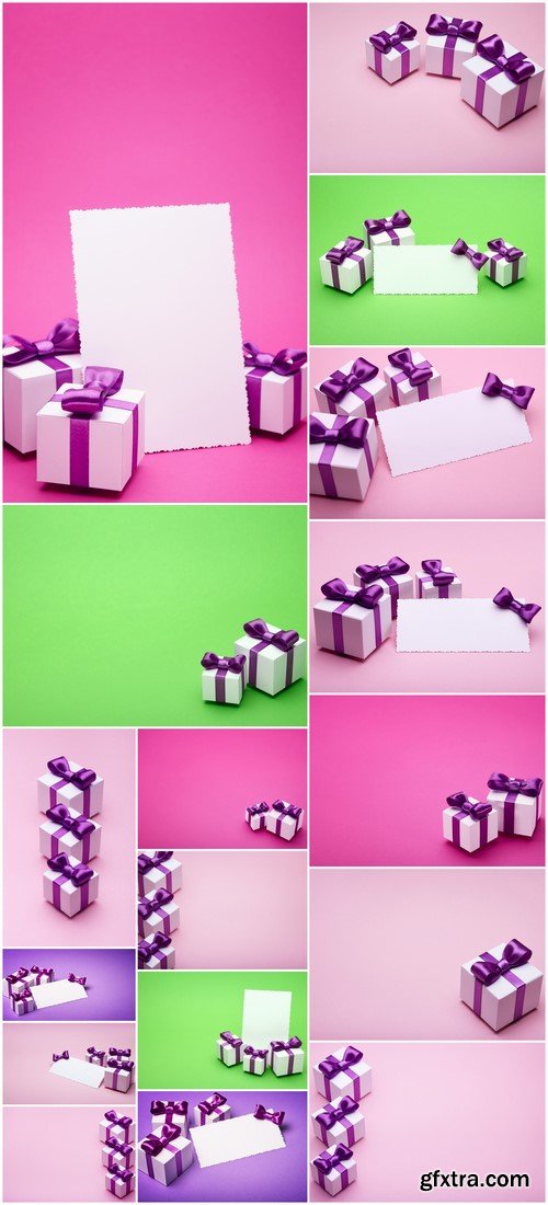 Beautiful gifts with satin bow 17X JPEG