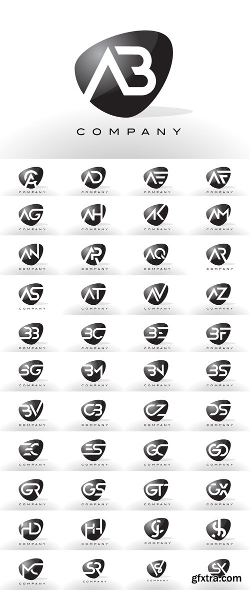 Vector Set - Logos. Letter Design 2