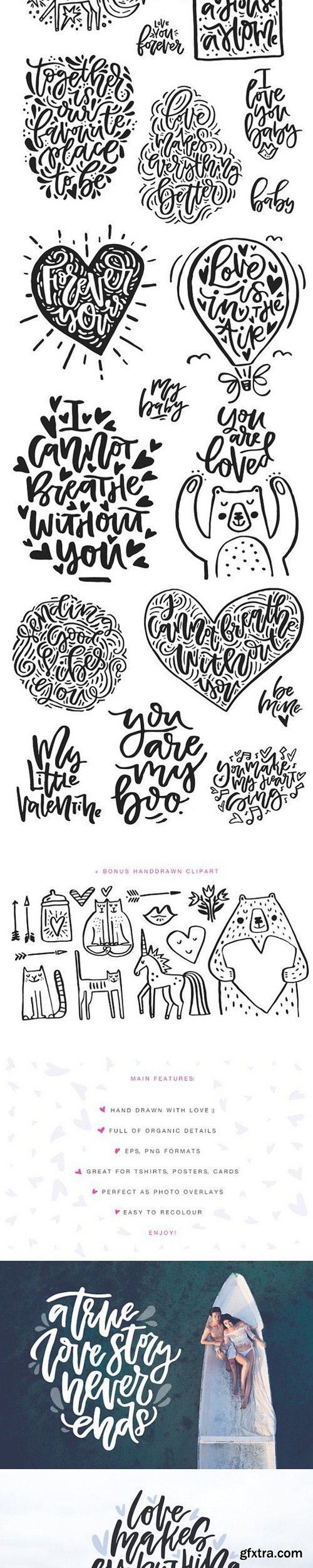 CM - Valentine\'s Day Lettering Pack 1222117