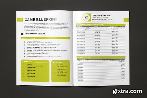 CreativeMarket Game Design Document Template 1171586