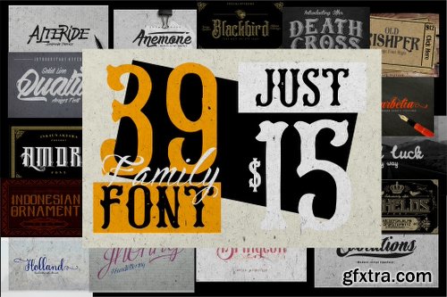 CreativeMarket 95%OFF SPECIAL FONT BUNDLES 1231041