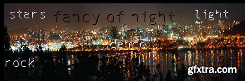 Fancy of night font