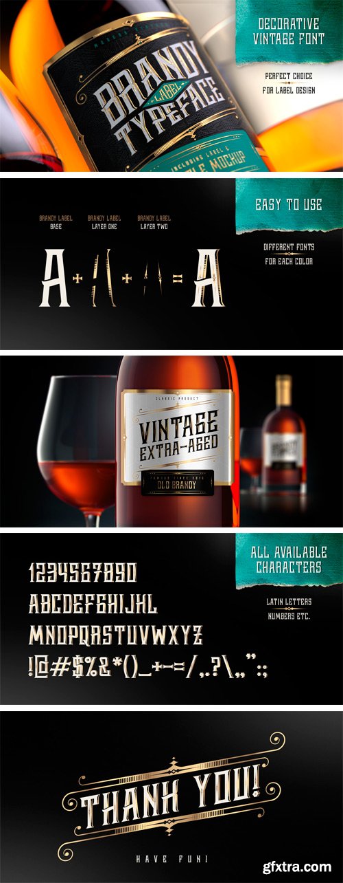 Brandy Label Font Family