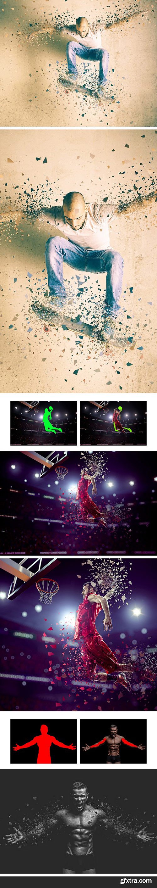 Graphicriver - Shatterpoly Photoshop Action 19359412