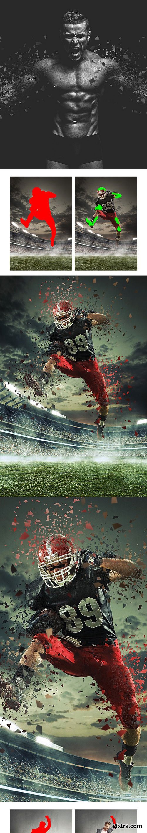 Graphicriver - Shatterpoly Photoshop Action 19359412