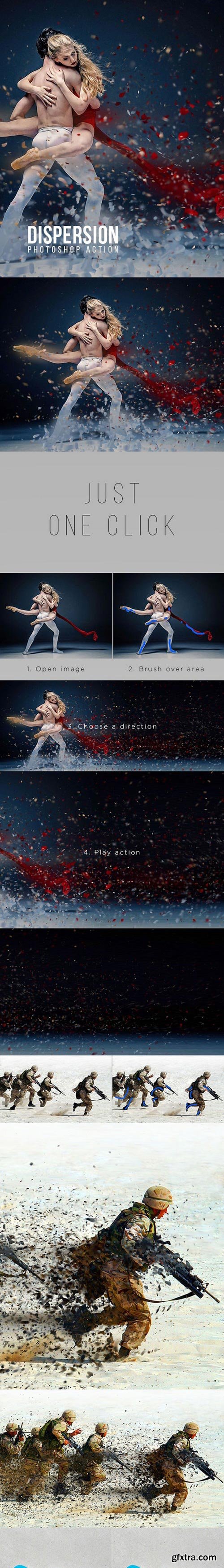 Graphicriver - Dispersion Photoshop Action 19396984