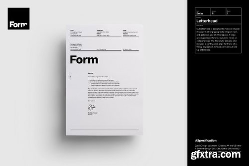 CreativeMarket Letterhead 988521