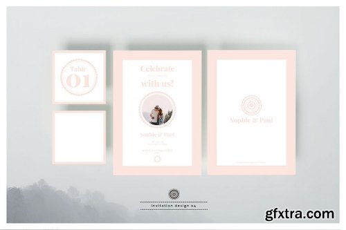 CreativeMarket Wedding Invitation 1171187