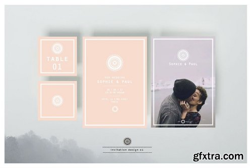 CreativeMarket Wedding Invitation 1171187