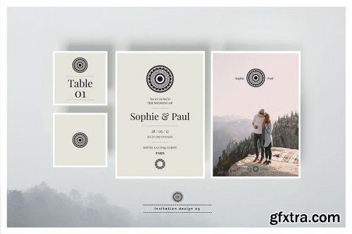 CreativeMarket Wedding Invitation 1171187