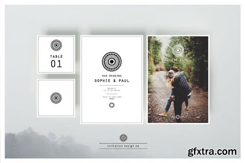 CreativeMarket Wedding Invitation 1171187