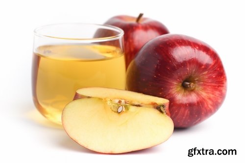 Collection of apple juice various fruits fresh vitamin iron 25 HQ Jpeg