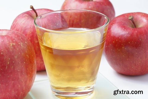 Collection of apple juice various fruits fresh vitamin iron 25 HQ Jpeg