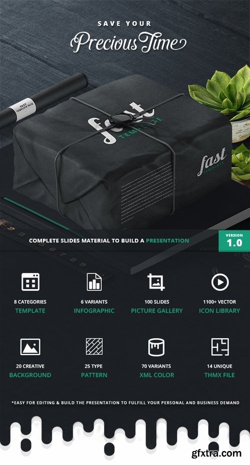 GraphicRiver - Fast - Multipurpose Powerpoint Template Pack 18184752