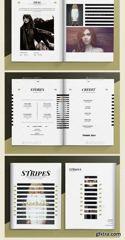 GraphicRiver - Stripes LookBookCatalogue 14516209