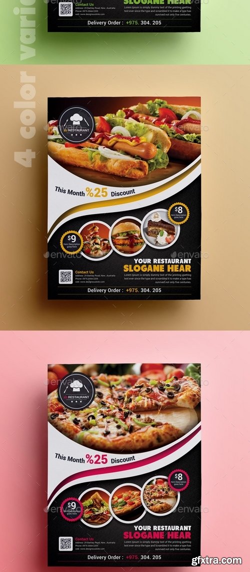 GraphicRiver - Restaurant Flyer 19410010