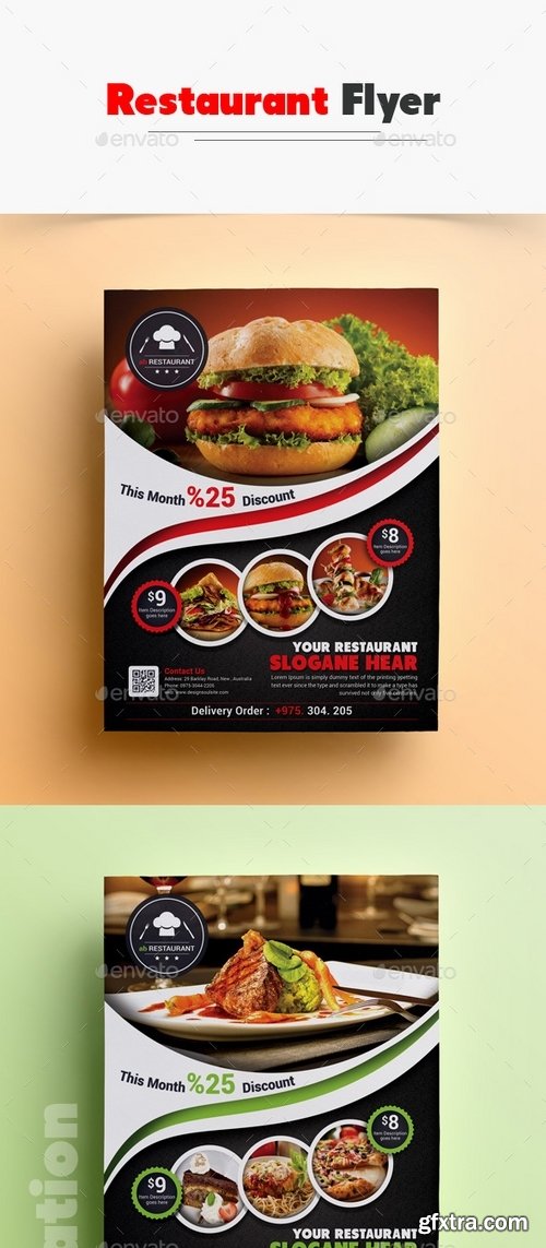 GraphicRiver - Restaurant Flyer 19410010