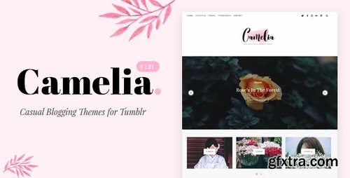 ThemeForest - Camelia  Responsive Blogging Tumblr Theme 19401936