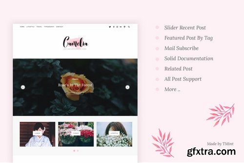 ThemeForest - Camelia  Responsive Blogging Tumblr Theme 19401936