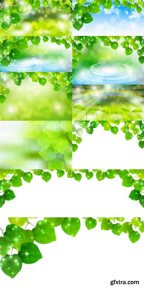 Green Leaves - Nature Background