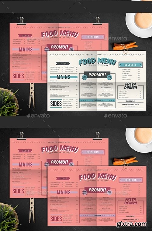 GraphicRiver - Fresh Food Menu 19396688