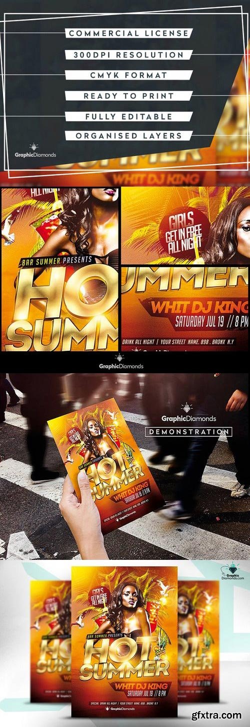 CM - Hot Summer Flyer Template 769387