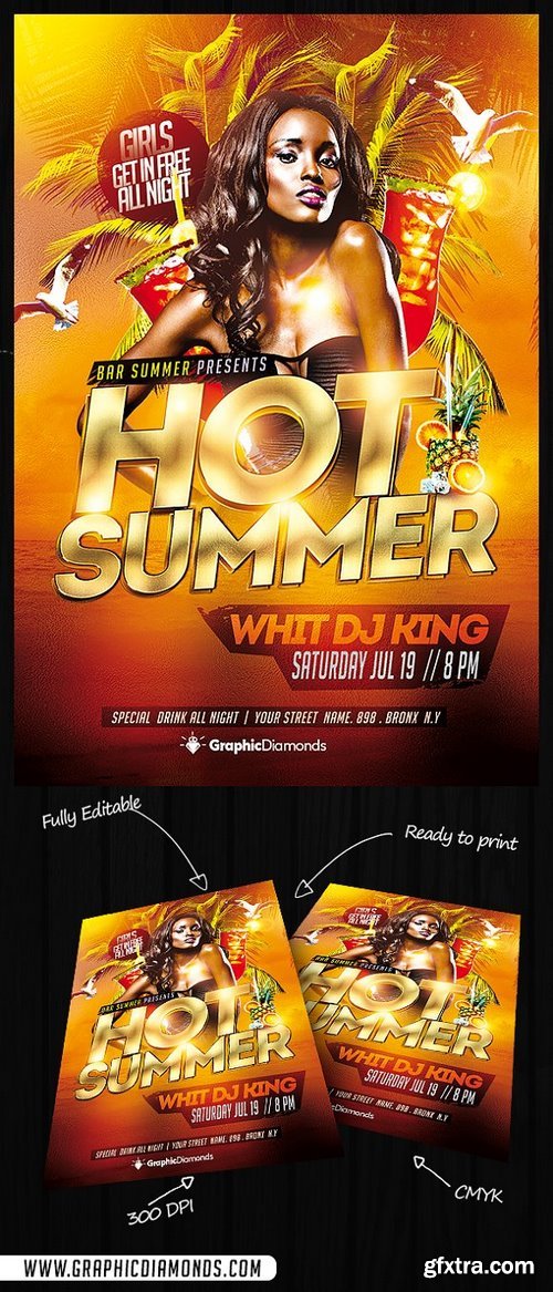 CM - Hot Summer Flyer Template 769387