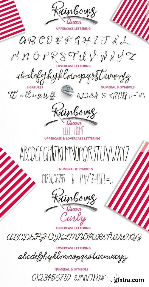 CM - Rainbows Queen Typefaces & Extras 758743