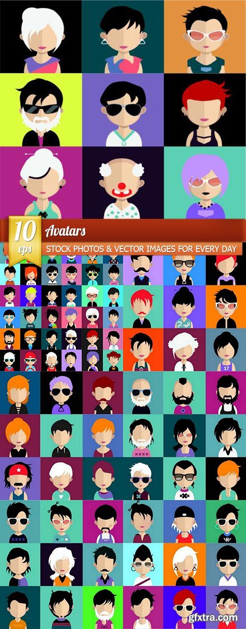 Avatars, 10 x EPS