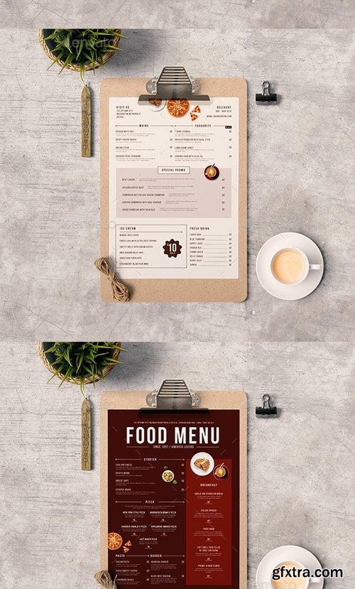 GraphicRiver - Modern Food Menu 17744528