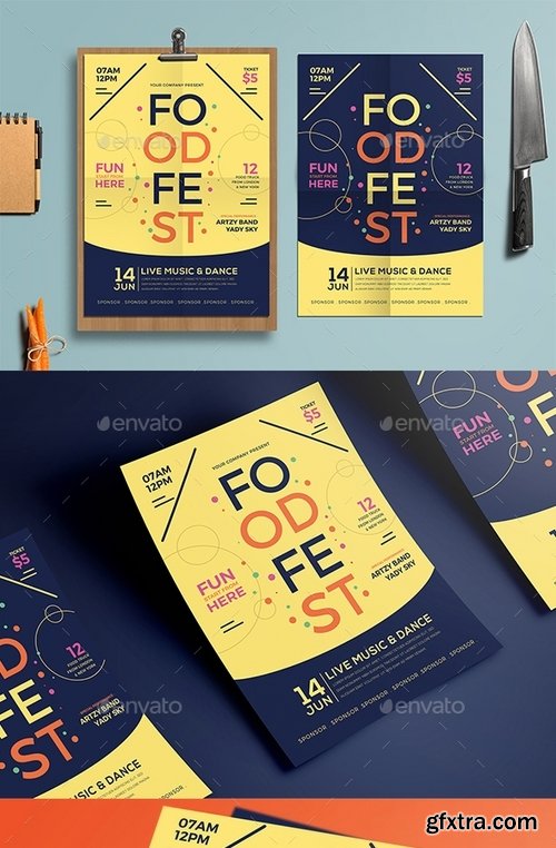 GraphicRiver - Modern Food Festival 19432165