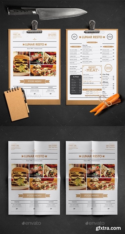 GraphicRiver - Modern Food Menu 15786373