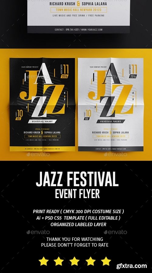 GraphicRiver - Jazz Night Fest Flyer 17374906